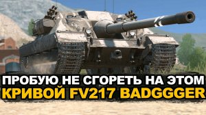 Да что происходит с орудием у этого FV217 Badger | Tanks Blitz стрим
