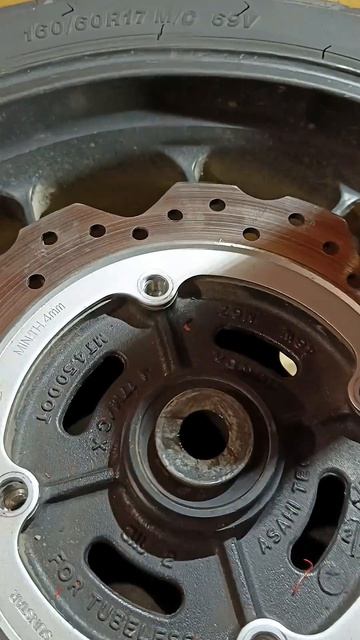 Замена тормозного диска