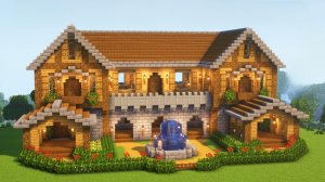 МАЙНКРАФТ Как построить особняк для выживания - Майнкрафт гайд туториал новые видео