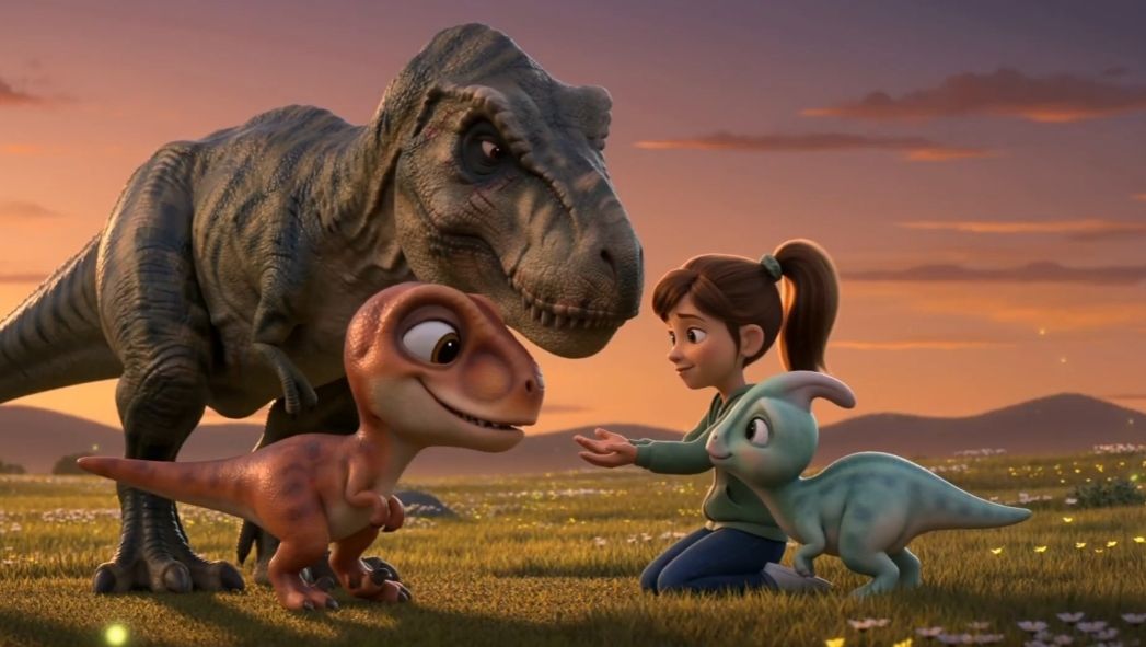 Грандиозная спасательная миссия мамы Тираннозавра! 