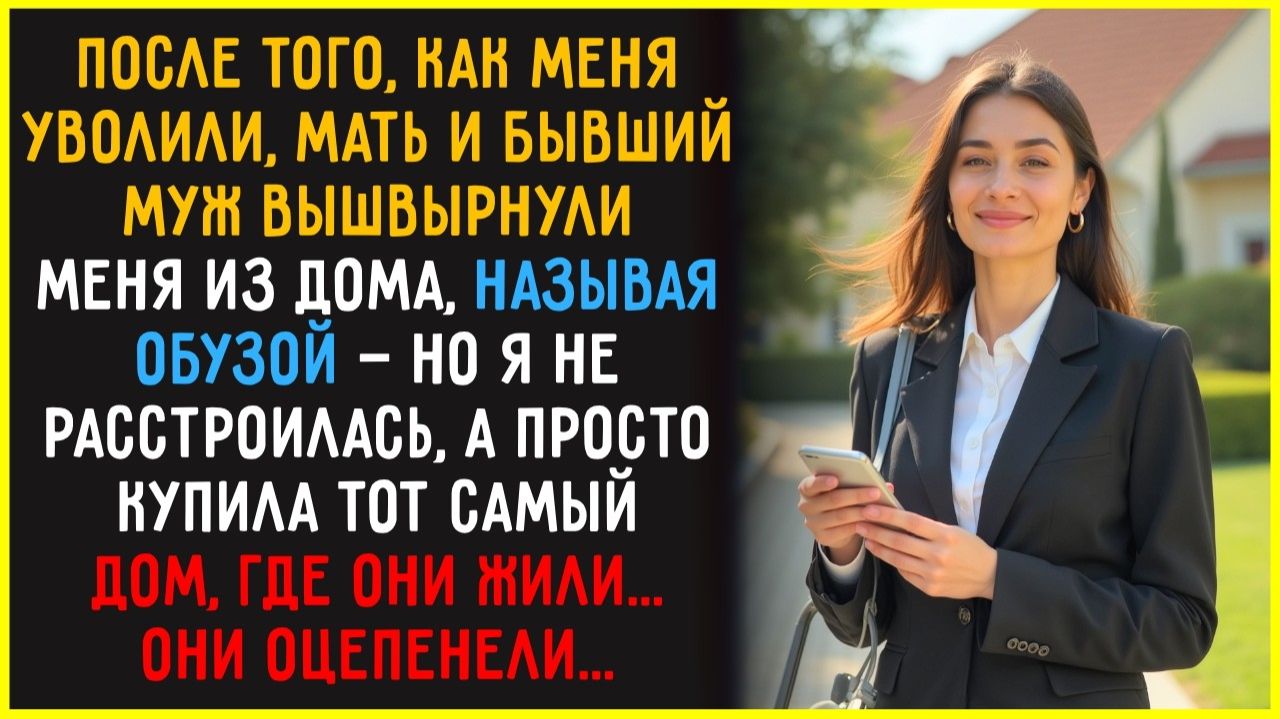ВЫМЕТАЙСЯ, ХАЛЯВЩИЦА! — мой бывший и мать ВЫГНАЛИ меня из дома... И я решила купить этот дом