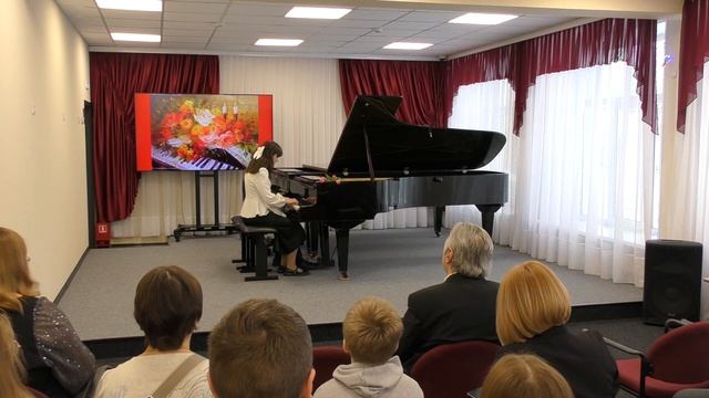 Фортепианный анамбль Липинская А. и Мальгинов А. 6 кл Марш из оперы Любовь к трём апельсинам