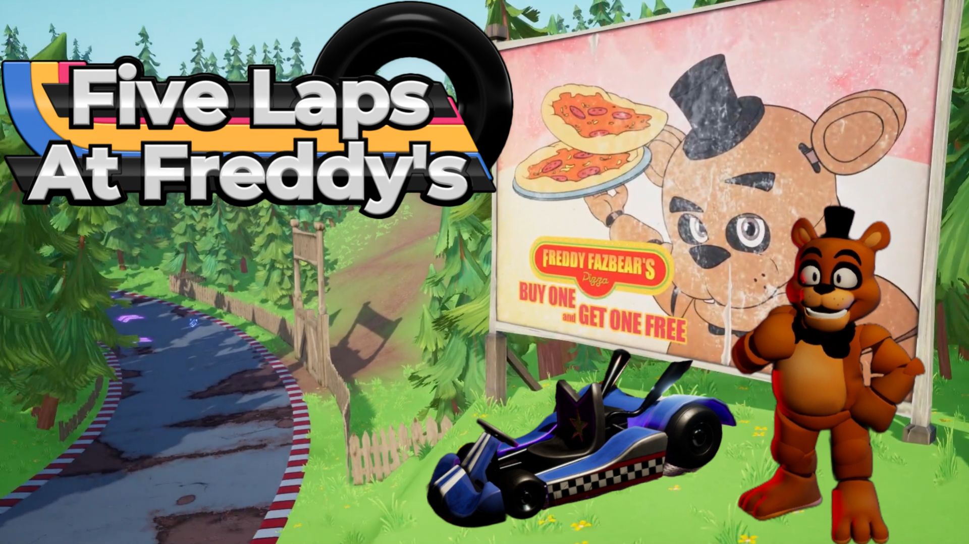 FNaF Гонки - Five Laps At Freddy's