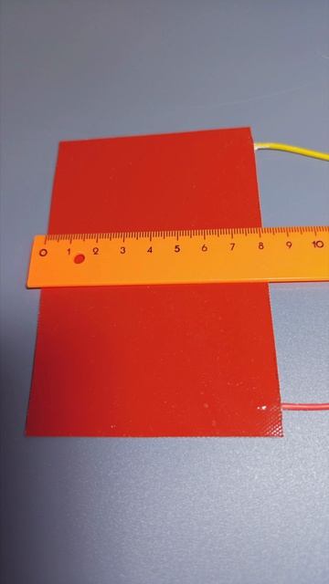 Силиконовый нагреватель 120х80 мм 10,8 В 23 Вт 115°C.