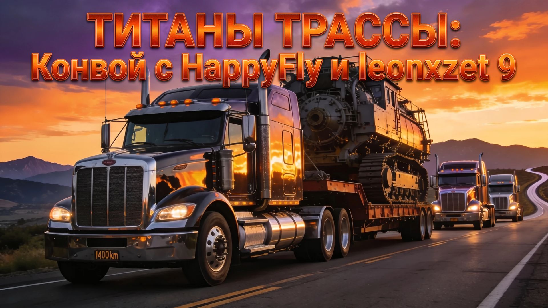 Эпичный Стрим: Масштабный конвой вместе с HappyFly и leonxzet 9