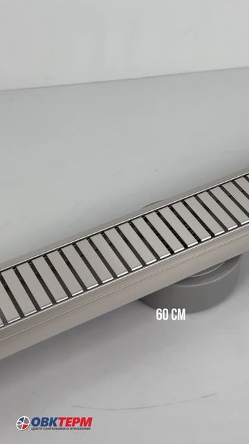 Трап-лоток 60 см нерж с фланцем поворотный (сухой + гидрозатвор) ZEISSLER BAD536002 (1шт/4шт упак)