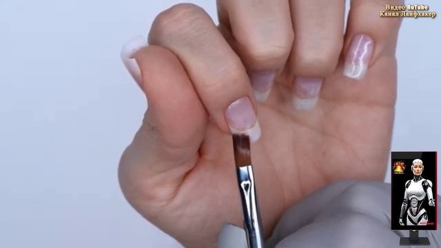 Гелевый маникюр своими руками | Гелевое покрытие и французский маникюр | Цветочный маникюр