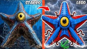 Морское чудовище «Морская звезда» Звёздный монстр и королевская акула в мире LEGO