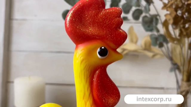 Свеча фигурная СУПЕР ПЕТУХ КЛАССИКА, 8127-свеча, 8121-свеча