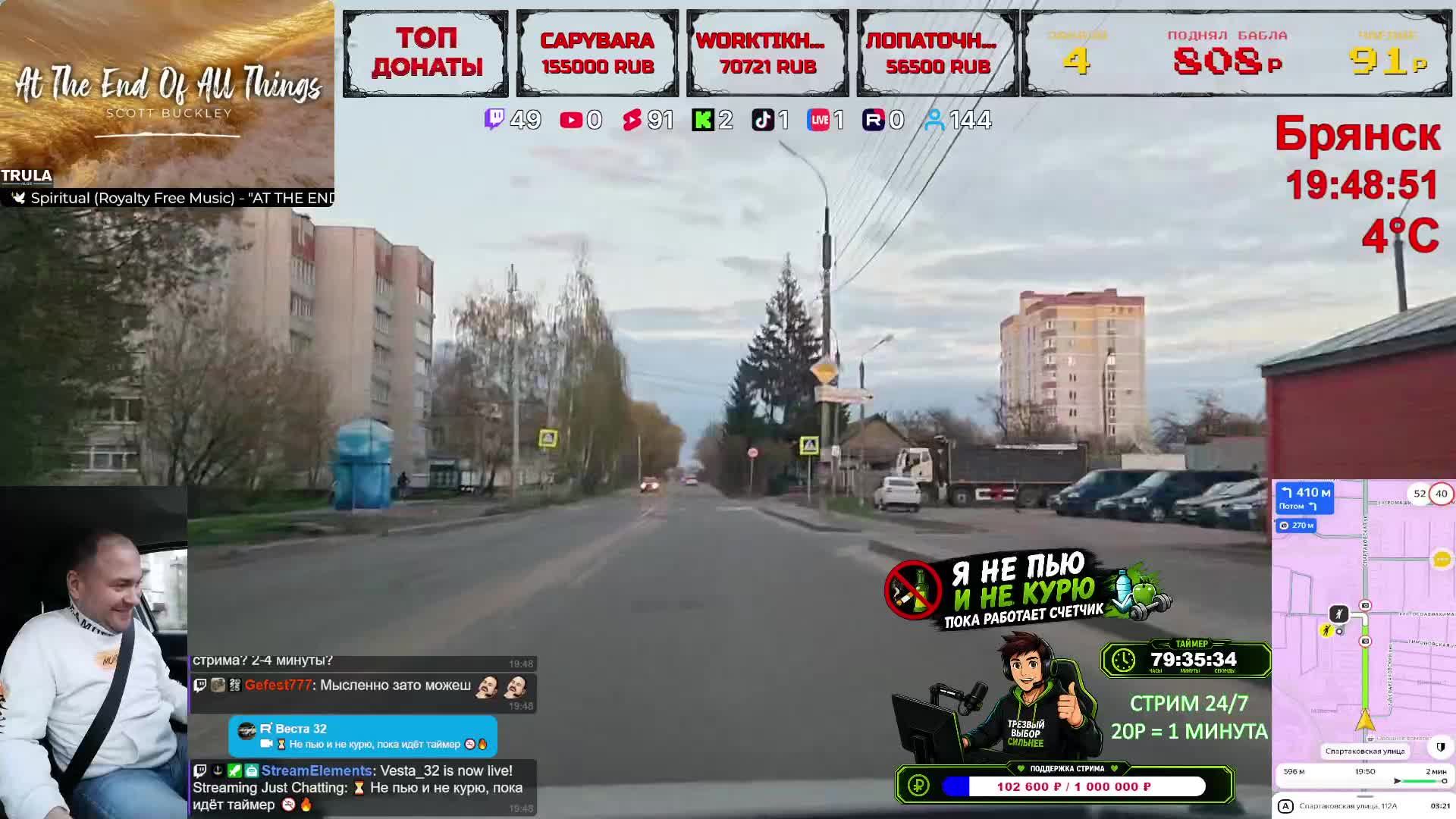 ⏳ Не пью и не курю, пока идёт таймер 🚭🔥