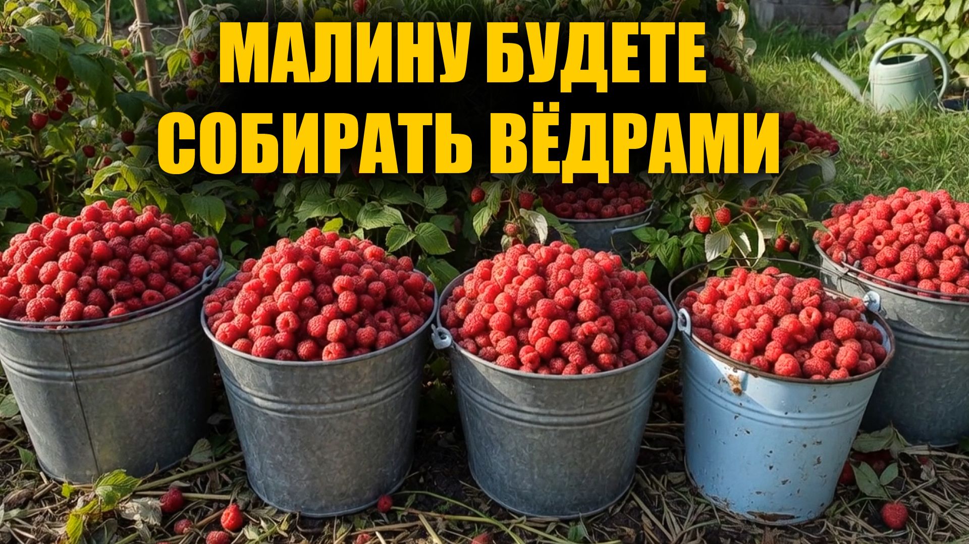 Сделайте это и МАЛИНА завалит вас урожаем! Малину будете собирать ведрами! Подкормка малины
