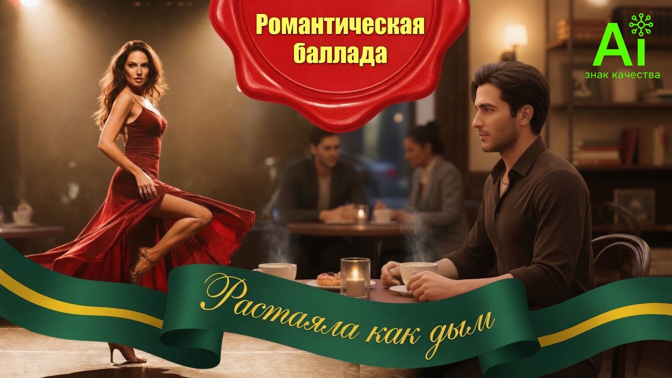 ИИ клип. Растаяла как дым