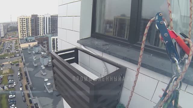 Монтаж кондиционера.Демонтаж кондиционера с вент.фасада.Монтаж корзины.Монтаж кондиционера в корзину