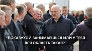 Лукашенко: "ЭТО ЧТО? Больше всего МЕНЯ ПОРАЗИЛА эта фотография!"