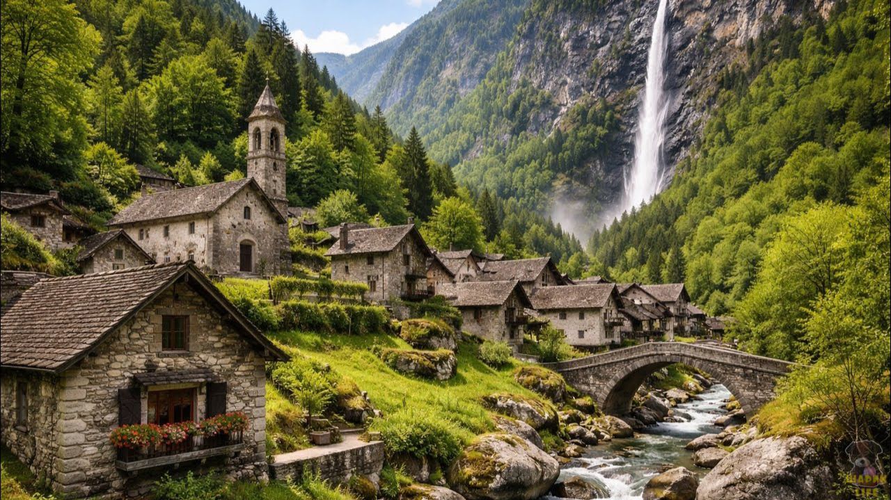 Форольо, Швейцария. Настоящая сказочная деревня, настоящая сказочная деревня | #путешествиеонлайн