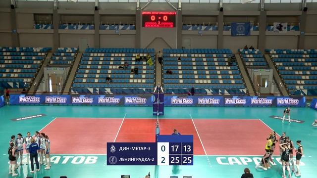 Динамо-Метар-3 VS Ленинградка-2. Трансляция в матч центре. Волейбол. Официальный сайт ВФВ