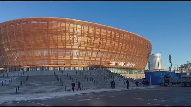 Роботизированное пожаротушение на УГМК-Арене