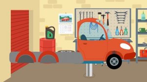 ПОЛИВАЛКА - Котёнок и волшебный гараж - Мультфильмы про машинки