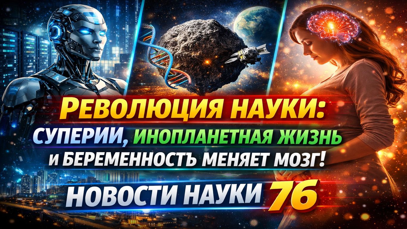 Революция науки: супер ИИ, инопланетная жизнь и беременность меняет мозг!