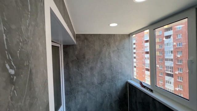 Остекление и обшивка лоджии ПВХ панелями