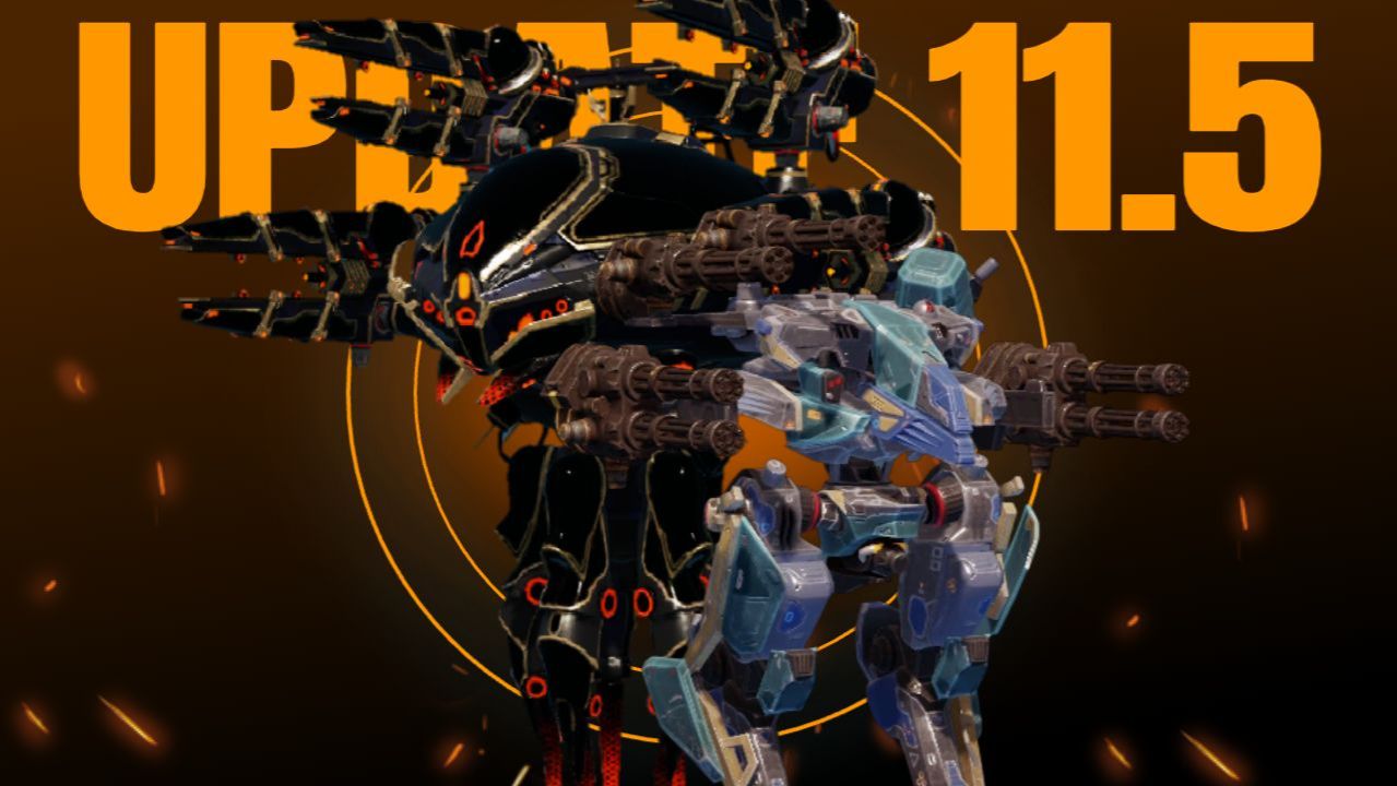 Новый коллаб? | Краткий обзор обновления 11.5 | War Robots