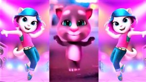 Говорящий Том и его друзья смешно танцуют. Talking Tom игры и смешные видео.