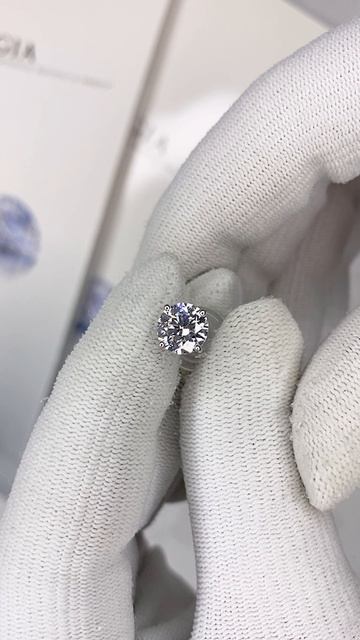 Серьги-пусеты с бриллиантами арт: Н11052