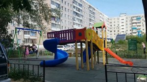Комсомольск-на-Амуре Реконструированы дворы улиц Дикопольцева, 31 корп. 2, Юбилейная, 1 корп. 2