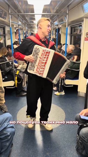 реакция людей на гармониста в метро #гармонист #баянистаюша #баянист #accordion