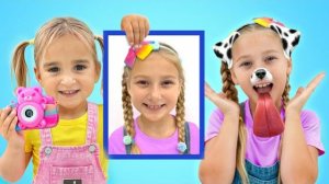 Забавные маски на Хэллоуин и волшебные истории с Алисой