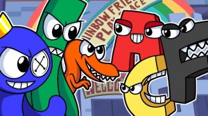 РАДУЖНЫЕ ДРУЗЬЯ - ДИКИЙ РЕЙВ!   Poppy Playtime Rainbow Friends - Анимации на русском