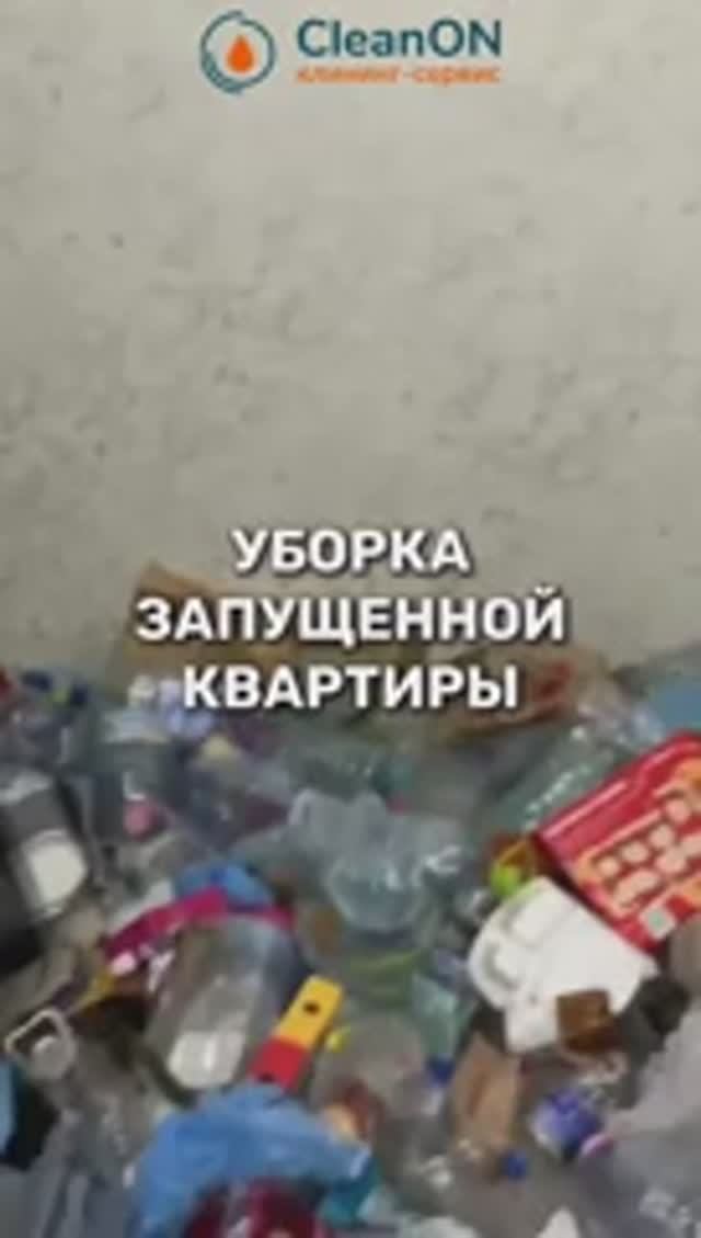 Уборка запущенной квартиры