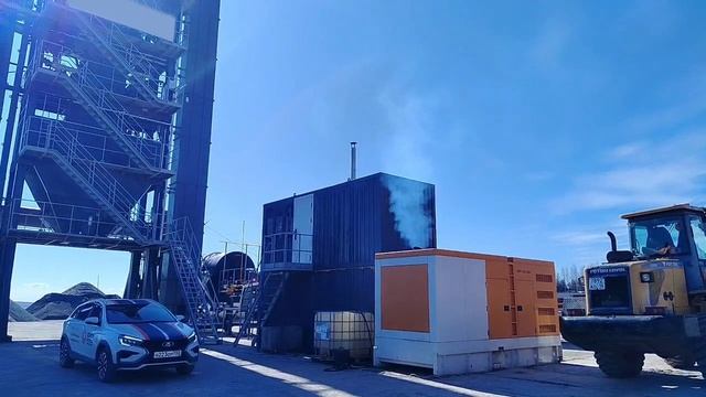 Реальный объект: дизельный генератор 500 кВт для производства асфальта арендагенератора