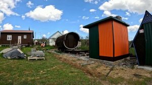 Завершил установку бордюров.