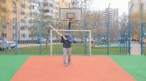 Упражнения с бревном из бука (длина 200 см, вес 2.5 кг, диаметр 5 см)-6