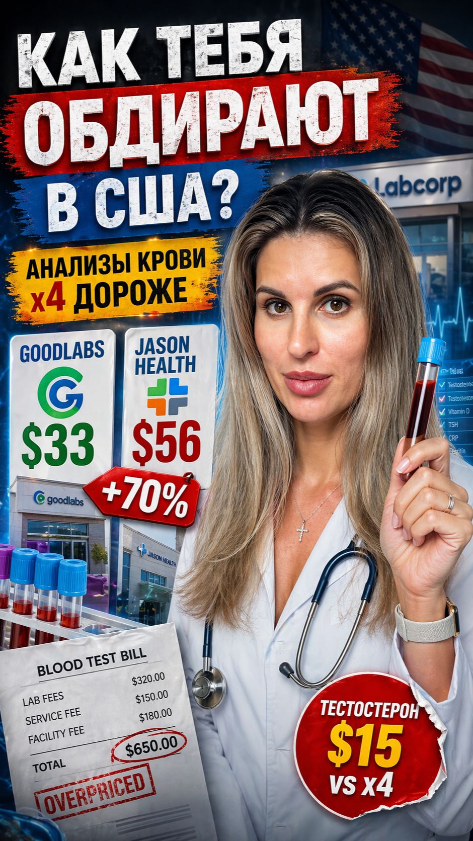 КАК ТЕБЯ ОБДИРАЮТ В США?