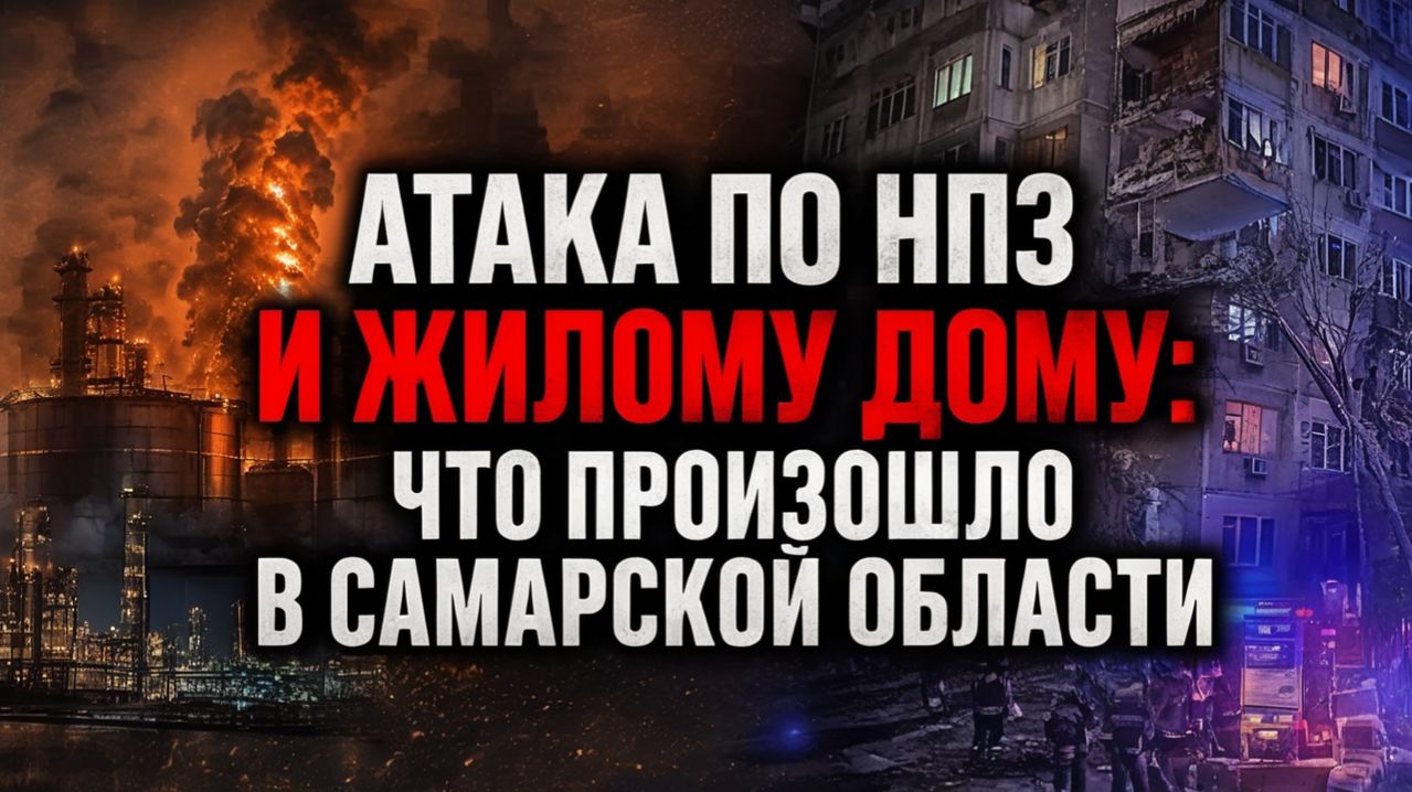 Атака по НПЗ и жилому дому что произошло в Самарской области