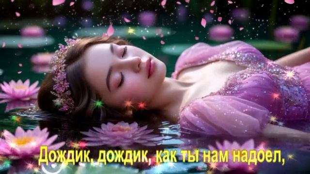 Дождик, дождик, как ты нам надоел,