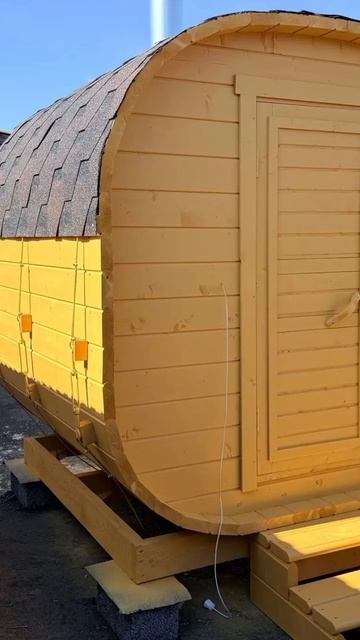 Банька 2 метра! Самая маленькая банька которую вы когда-нибудь могли видеть.