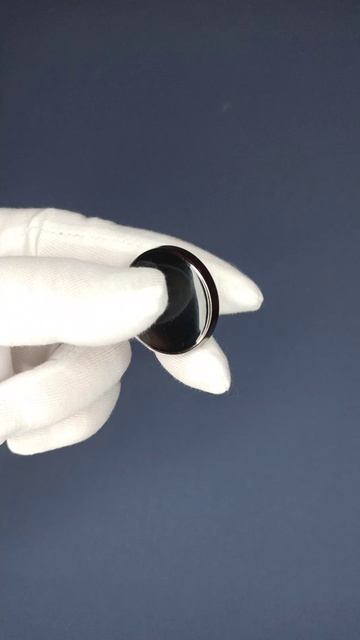 Пуговица лакированная черная (р-р №48), Артикул 03006