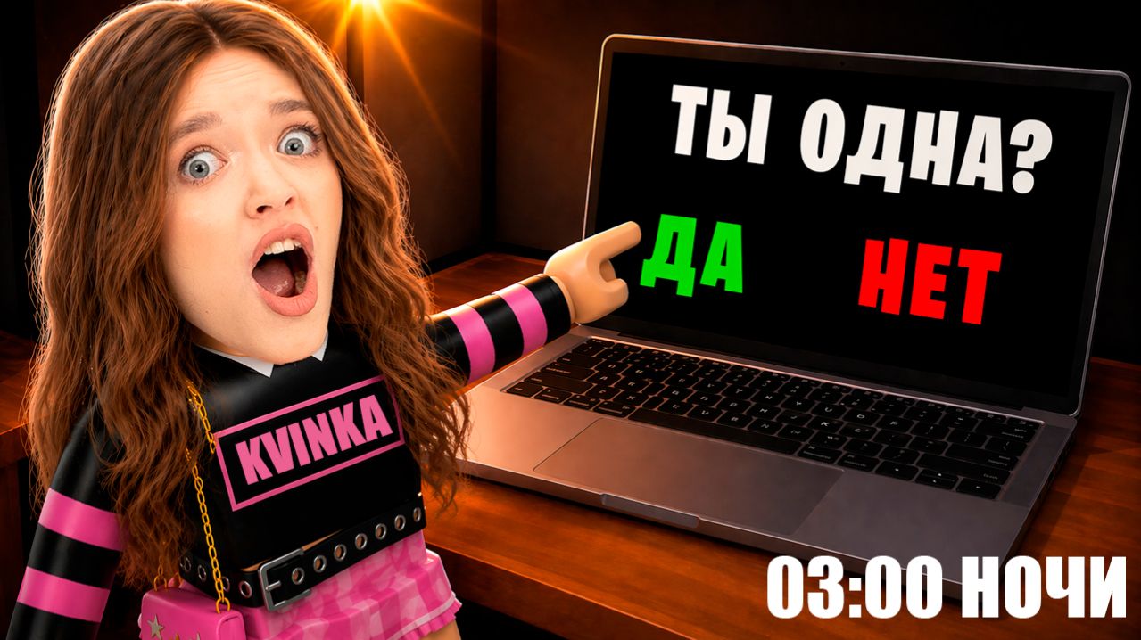 НЕ ПРОХОДИ ЭТОТ ОПРОС В 3 ЧАСА НОЧИ РОБЛОКС!КВИНКА СОВЕРШИЛА ОШИБКУ..