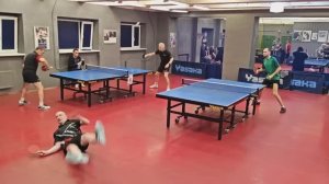 Рыбкин Р. (610) - Садовников И. (608) 21.04 настольный теннис 400+ ЛИГИ турнир СПб