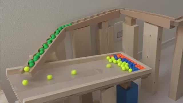 Мультики для детей и малышей. Мультик для самых маленьких . Яркие шарики катаются по горкам