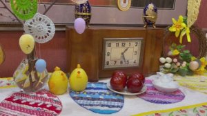 Вышивка. Пасхальный декор. Снег в апреле.