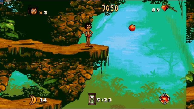 [SMD] The Jungle Book (1994) [RetroArch - ядро Genesis Plus GX Wide]