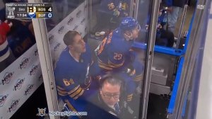 НХЛ. Кубок Стенли. Бостон_Баффало. Флип овер Чарли МакАвоя и последующие разборки с удалениями