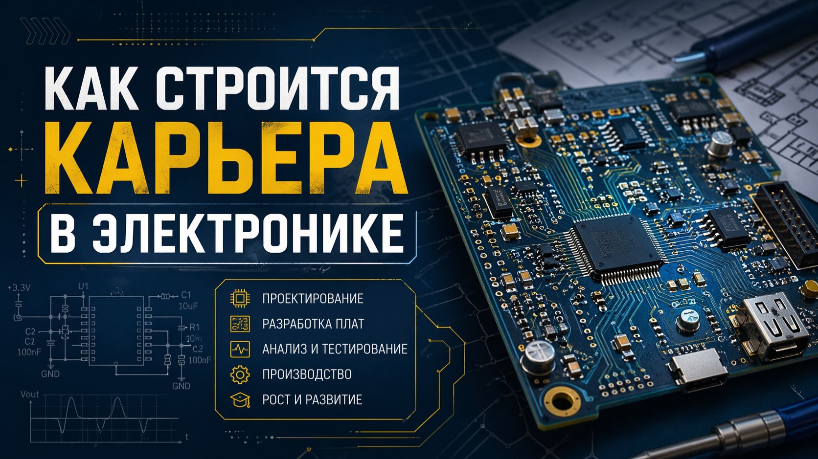 Профессия инженер-электронщик: реальный путь без 5 лет в ВУЗе