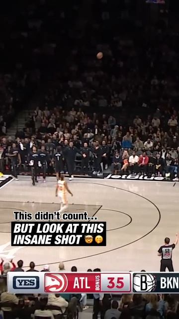 tbh this should’ve counted  that was CRAZY! #nba #brooklynnets #shorts
