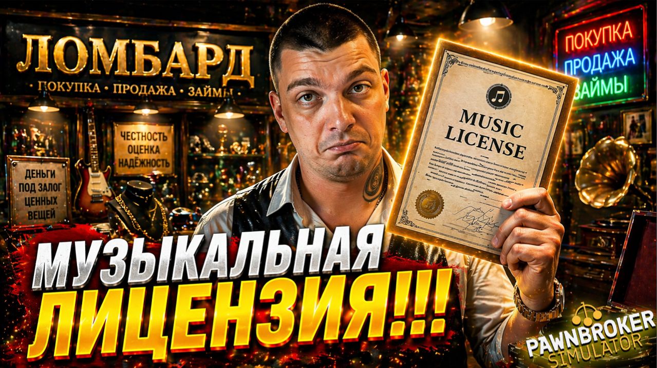 Я СМОГ получить музыкальную лицензию! (Pawnbroker Simulator #7)
