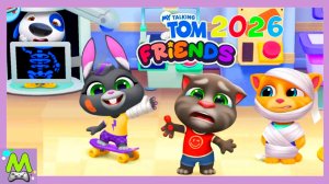 Мой Говорящий Том и Друзья Новые Приключения.Поездки в Больницу Школу и Магазин.СуперОбновление Игры